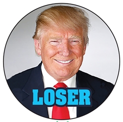 Buy this "Loser (Donald Trump)" pin-back button