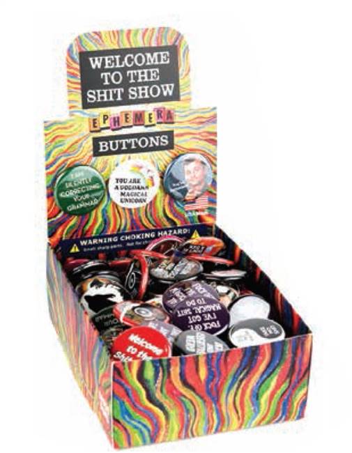 Shit Show Button Pre-selected Button Assortment dump box - Welcome to the Shit Show
